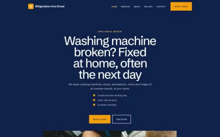 Theme Witgoedservice Draai
