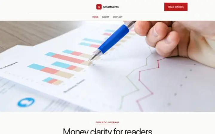 Website for finance