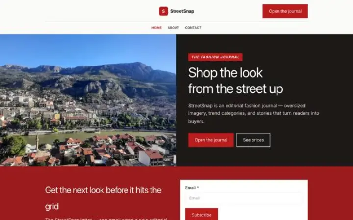 Website for fashion
