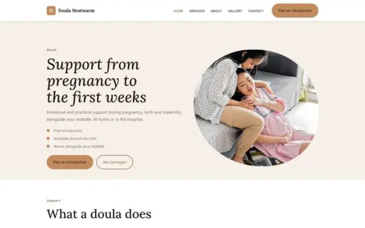 Website for doula