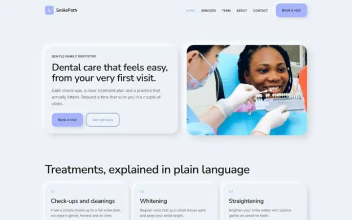 Website for dentist