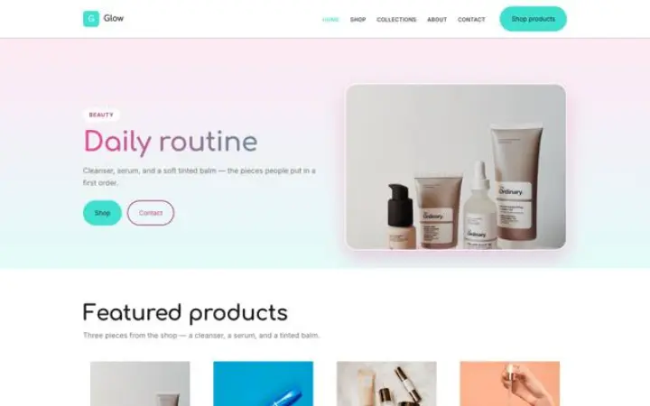 Website for beauty