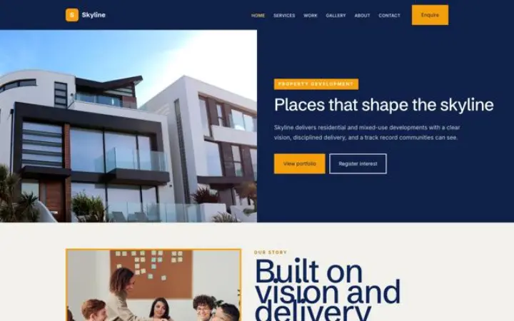 Website for developer