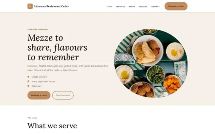 Theme Libanees Restaurant Ceder