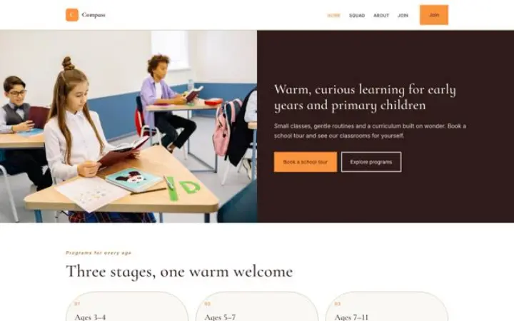 Website for school