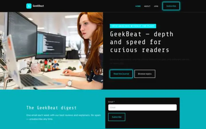 Website for tech