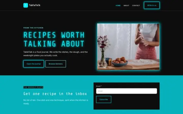 Website for food