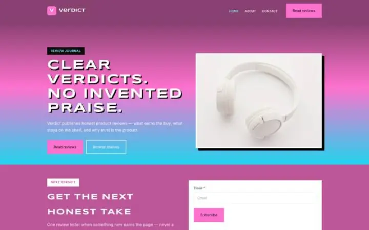 Website for review