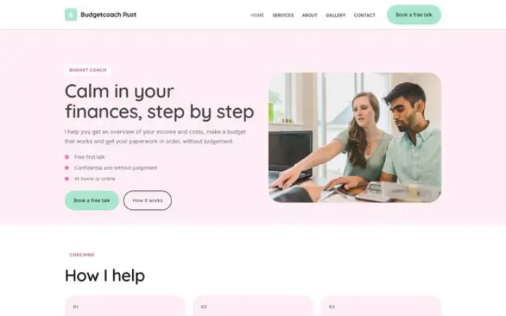 Website for budget coach