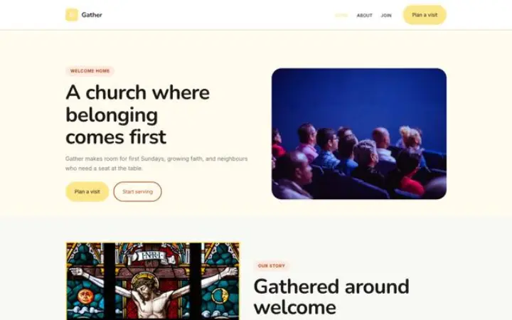 Website for church